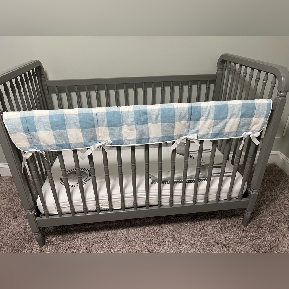 Liz and Roo Crib Rail Cover and Matching Bedskirt